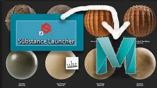 Substance and Maya: Substance Launcher to Alchemist to Maya Workflow