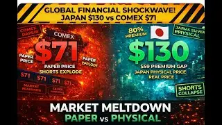 Silver Market BREAKING: Japan $130 vs COMEX $71 | Paper Price Collapse
