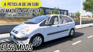 Viaje de Madrid a Valencia a peticion de un suscriptor en Euro Truck Simulator 2 1.57 MODS