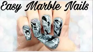 Quick and Easy Marble Nails