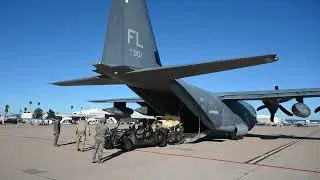 Steel Knight - Airmen and Marines conduct HC-130J Combat King II Ops