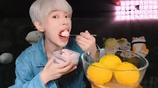 Asmr Mukbang Eating Challenge | Big Bites | Eating Video | Eating Show | Jar Cake