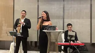 《Because You Loved Me》Jazz Singer 公司周年宴會 香港婚禮樂隊 Wedding Live Band HK @Sheraton Hong Kong Hotel