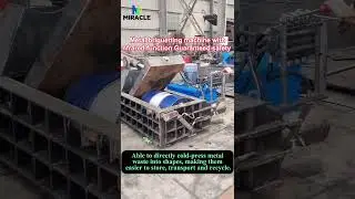 Metal briquetting machine