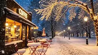 3 HOURS HEAVY SNOWFALL RELAXING SNOWİNG İN STREET SOUNDS