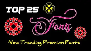 How To Top 25 Trending Premium Fonts Free Dawnload By@shaistaallediting786 #fonts #font #fontstyles