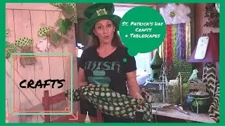 St Patricks Day Crafts and Tablescapes