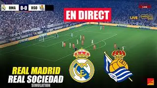 🔴EN DIRECT : Real Madrid contre Real Sociedad | eFootball PES 21 Simulation de jeu sur PC