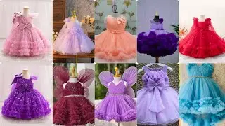 baby girl frock designs for wedding Baby girl birthday dress| party wear dress for baby girl 1-10