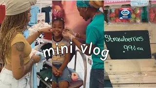 Mini Vlog | back to school shopping + Little Ear Piercing + Affordable Fresh Fruit  | theshywayy
