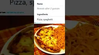 Pizza-ghetti is NOT REAL..