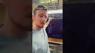 TV Mounting Tips | Plumbing Humor #plumbers #plumbing #plumber #Humor #jokes