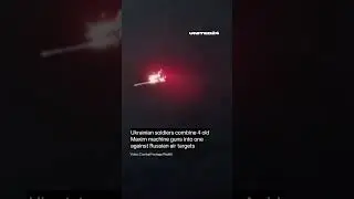 Ukrainian Soldiers Successfully Combined 4 Old Maxim Machine Guns Into One to Shot Down 🇷🇺 Drones