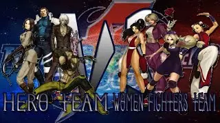 KOF 2001 - Hero Team Vs Women Fighters Team | Neo Admx