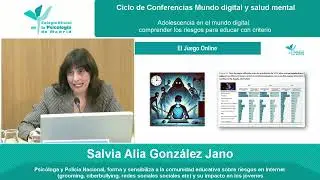 Ciclo de Conferencias Mundo digital y salud mental 17-12-25. Salvia Alia González