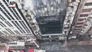 Bangladesh office building catches fire, 19 dead