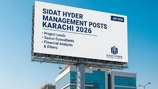 #Sidat #Hyder #Morshed #Associates #Management #Posts #Karachi #2026