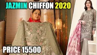 👗 Jazmin Chiffon Collection 2020 - Jazmin Unboxing Piruli Chiffon Design Pakistani Branded Clothes 👗