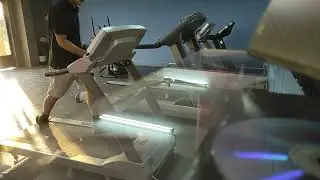 Treadmill at full speed #fitness #gym #nust