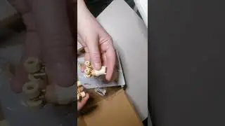 Unboxing. Rollers for doll