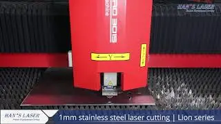 Han's&reg; Laser Lion Series Laser Cutting Machine | 1mm stainless steel 3000 watt laser cutting