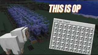 How to build a automatic sheep farm in Minecraft