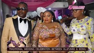 SEE HOW OLUFUNKE AND IDOWU ROCK THE STAGE AT THEIR WEDDING CEREMONY 