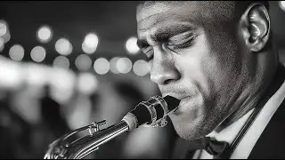 Jazz Blues Rock Vibes | Intimate Saxophone Moments in Black & White