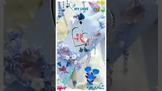 R letter name art video