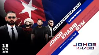 Majlis Pecah Tanah Johor Khabib Gym di Tunku Mahkota Ismail Youth Centre (TMIYC) Iskandar Puteri