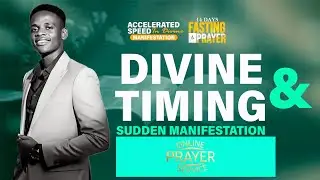 ONLINE PRAYER SERVICE || DIVINE TIMING & SUDDEN MANIFESTATION || MIN STANLEY MARK