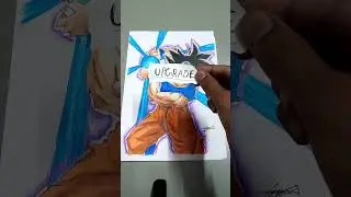 Upgrading my old drawing 🔥your favorite? #dbz#shorts#goku#gohan#dbs#dragonball#drawing