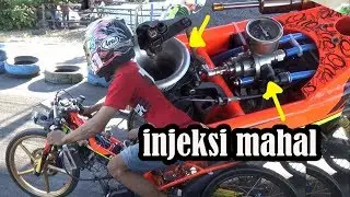 MOTOR SULTAN - MX king 200 Drag bike Sudah  Pakai Sparepart Mahal ala THailand