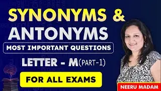 Boost Your English Vocabulary | Letter M Part 1 | Synonyms & Antonyms Mastery | Tricks + Practice |
