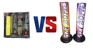 Extreme fireworks 30mm Airbomb VS Festival Fyrverkeri 30mm Sky bomb