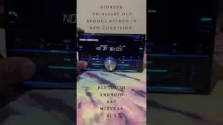 Pioneer FH-S509Bt  Stereo Old School Type in New  Condition with Bluetooth, Android, ARC, USB, AUX