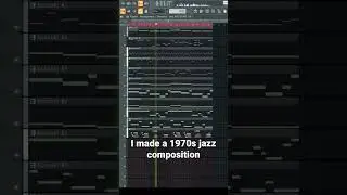 I made a 1970s jazz composition #demibby