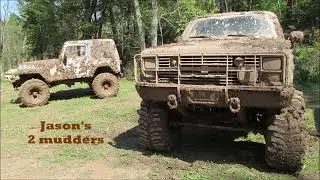 5-1&2-2021   /JEFFREYS MUD BOG  FEATURE   5  /    JASONS 2 V8 MUDDERS   / CHEVY & JEEP
