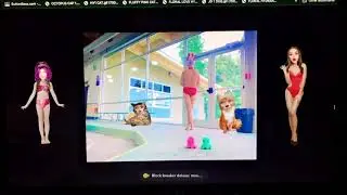 TikTok cosplay dub: speedo red and white rose 🌹 flower 🌹 cat 🐈