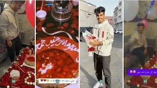 جمعان الدوسري مفاجئة مروان العتيبي مع قبوص وفايز ومالك بحفل يوم ميلاده