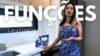 Lava Louças Electrolux 14 serviços  Funções - Minha Nova Máquina 🥰