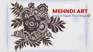 🥰florel Mehendi design✨simple and beautiful mahendi art💥@MehendiArtCorner-2910 pls Follow for more.🥰