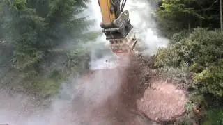 Simex TF 800 double-drum cutter heads - Trenching