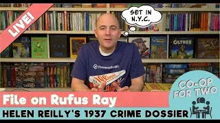 1937 Crime Dossier, File on Rufus Ray by Helen Reilly - Part 1