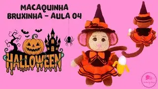 💖 MACAQUINHA BRUXINHA - AULA 04 》Como fazer macaco de Crochê 》Amigurumi