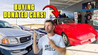 I found an AUCTION that SELLS CHEAP DONATED CARS! - Flying Wheels
