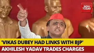 Gangster Vikas Dubey Had Strong Ties With BJP: Ex-UP CM Akhilesh Yadav