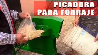PICADORAS PARA FORRAJE  CON MOTOR A GASOLINA O CORRIENTE, HECHAS EN YUCATÁN.