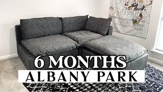 ALBANY PARK 6-month Update | Kova Sofa Pros & Cons | Cloud Couch dupe | Modular Sectional Sofa