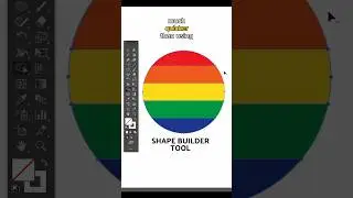 Shape Builder Tool in Illustrator #illustratortutorial #illustratortips #adobeillustrator #adobe